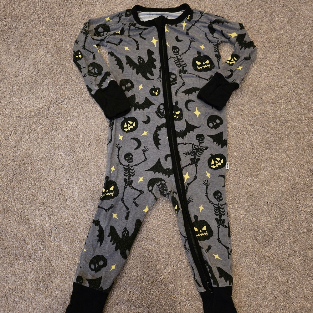 Little Sleepies Halloween Zippie